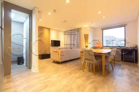 Flat com 1 Quarto para alugar, 38m² no Itaim Bibi, São Paulo