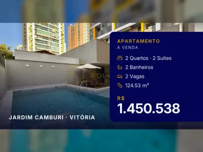 Apartamento com 2 Quartos à venda, 124m² no Jardim Camburi, Vitória