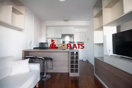 Flat com 1 Quarto para alugar, 33m² no Santo Amaro, São Paulo