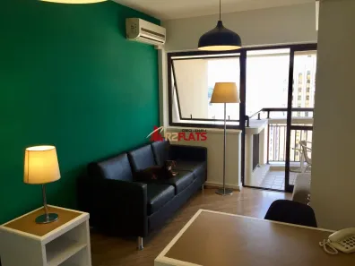Flat com 1 Quarto para alugar, 36m² no Itaim Bibi, São Paulo