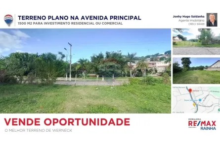 Lote/Terreno à venda, 1514m² no Werneck, Paraíba do Sul