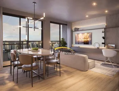 Apartamento com 2 Quartos à venda, 51m² no Centro, Curitiba