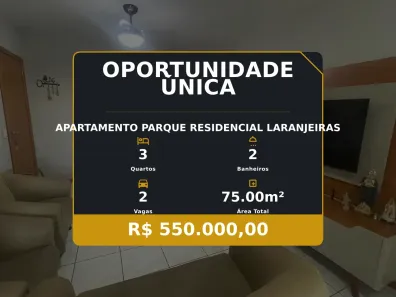 Apartamento com 3 Quartos à venda, 75m² no Parque Residencial Laranjeiras, Serra