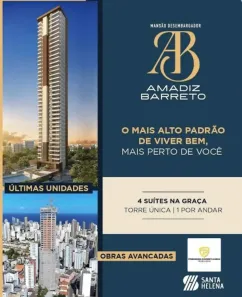 Apartamento com 4 Quartos à venda, 210m² no Graça, Salvador