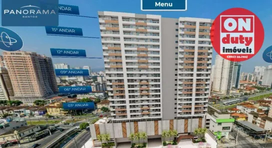 Apartamento com 2 Quartos à venda, 72m² no Paquetá, Santos