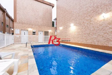 Casa de Condomínio com 2 Quartos à venda, 120m² no Vila Mathias, Santos