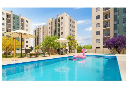Apartamento com 2 Quartos à venda, 46m² no Costa e Silva, Joinville