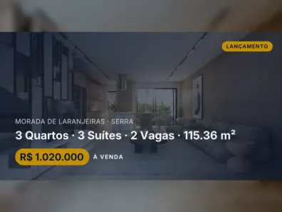 Casa com 3 Quartos à venda, 115m² no Morada de Laranjeiras, Serra
