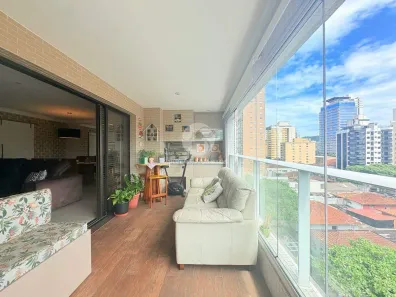 Apartamento com 3 Quartos à venda, 138m² no Gonzaga, Santos