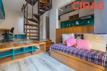Apartamento com 1 Quarto para venda ou aluguel, 53m² no Cerqueira César, São Paulo