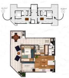 Cobertura com 2 Quartos à venda, 40m² no Parque Peruche, São Paulo