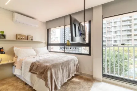 Flat com 1 Quarto para alugar, 36m² no Pinheiros, São Paulo