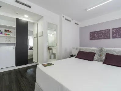 Flat com 1 Quarto para alugar, 33m² no Moema, São Paulo