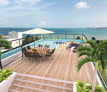 Apartamento com 2 Quartos à venda, 46m² no Ponta de Campina, Cabedelo
