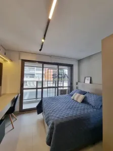 Apartamento com 1 Quarto para alugar, 24m² no Campo Belo, São Paulo