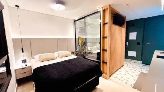 Apartamento com 1 Quarto para alugar, 22m² no Perdizes, São Paulo