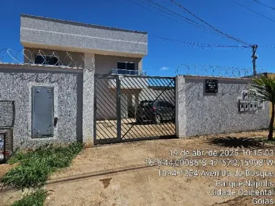 Apartamento com 2 Quartos à venda, 59m² no Parque Nápolis A, Cidade Ocidental