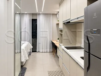 Flat com 1 Quarto para alugar, 26m² no Pinheiros, São Paulo