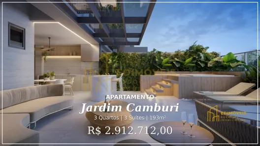 Apartamento com 3 Quartos à venda, 193m² no Jardim Camburi, Vitória