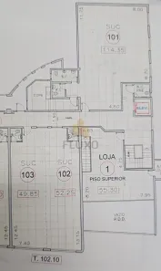 para alugar, 102m² no Vila Santa Izabel, Bauru