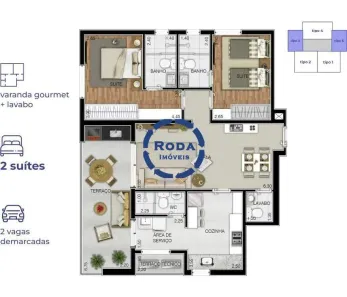 Apartamento com 3 Quartos à venda, 99m² no Aparecida, Santos