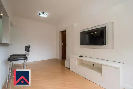 Apartamento com 1 Quarto para alugar, 57m² no Cidade Monções, São Paulo