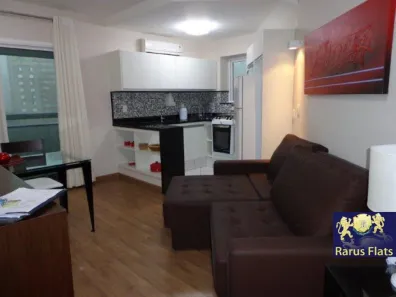 Flat com 1 Quarto para alugar, 40m² no Itaim Bibi, São Paulo
