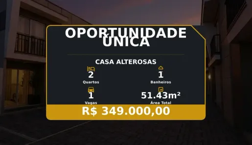 Casa com 2 Quartos à venda, 51m² no Alterosas, Serra