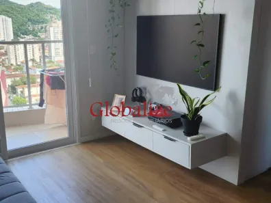 Apartamento com 1 Quarto à venda, 44m² no Campo Grande, Santos