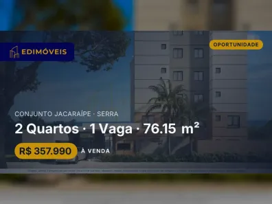Apartamento com 2 Quartos à venda, 76m² no Conjunto Jacaraípe, Serra