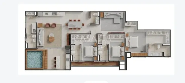 Apartamento com 3 Quartos à venda, 167m² no Setor Bueno, Goiânia