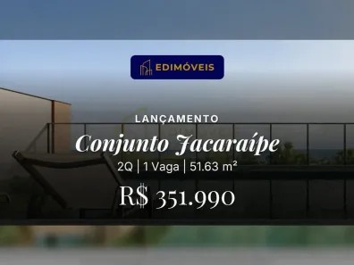 Apartamento com 2 Quartos à venda, 51m² no Conjunto Jacaraípe, Serra