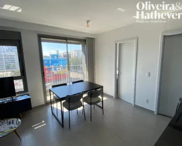 Apartamento com 1 Quarto à venda, 37m² no Santo Amaro, São Paulo