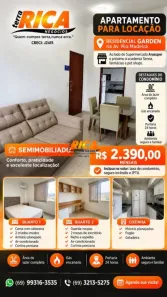 Apartamento com 2 Quartos para alugar, 64m² no Nova Esperança, Porto Velho