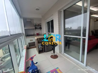 Apartamento com 3 Quartos para alugar, 87m² no Macuco, Santos