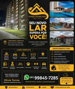 Apartamento com 2 Quartos à venda, 49m² no Candeias, Jaboatão dos Guararapes