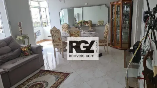 Apartamento com 3 Quartos à venda, 122m² no José Menino, Santos