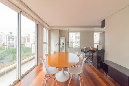 Apartamento com 1 Quarto para alugar, 104m² no Vila Nova Conceição, São Paulo