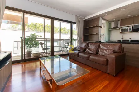 Apartamento com 1 Quarto para alugar, 57m² no Sumaré, São Paulo