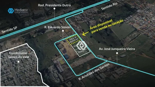Lote/Terreno para alugar, 10000m² no Residencial Esperança, Caçapava