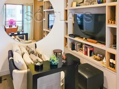 Flat com 1 Quarto à venda, 40m² no Brooklin Paulista, São Paulo