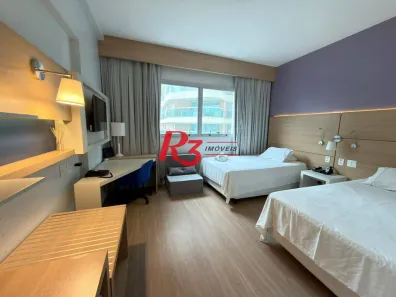 Flat com 1 Quarto à venda, 25m² no Gonzaga, Santos
