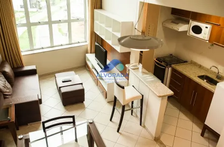Apartamento com 1 Quarto para alugar, 56m² no Parque Residencial Aquarius, São José dos Campos