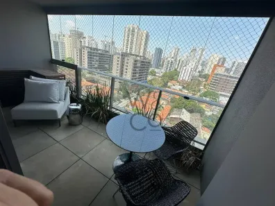 Apartamento com 1 Quarto para alugar, 42m² no Brooklin Paulista, São Paulo
