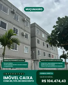 Apartamento com 2 Quartos à venda, 48m² no Muçumagro, João Pessoa