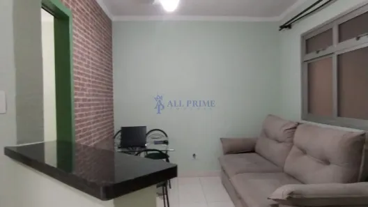 Apartamento com 1 Quarto para alugar, 37m² no Canto do Forte, Praia Grande
