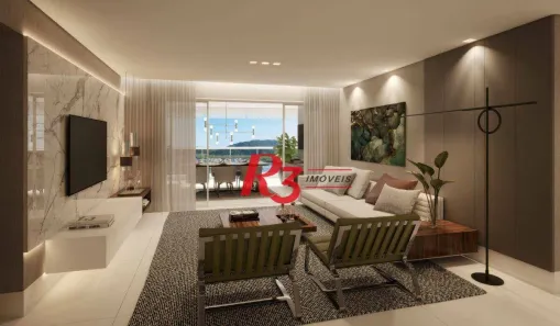 Apartamento com 3 Quartos à venda, 164m² no Ponta da Praia, Santos