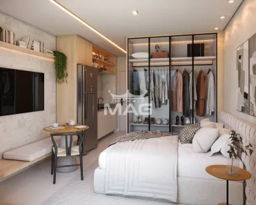 Apartamento com 1 Quarto à venda, 24m² no Tarumã, Curitiba