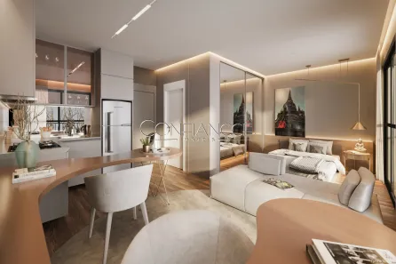 Apartamento com 1 Quarto à venda, 34m² no Bigorrilho, Curitiba
