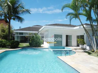 Casa de Condomínio com 7 Quartos para alugar, 628m² no Jardim Acapulco, Guarujá